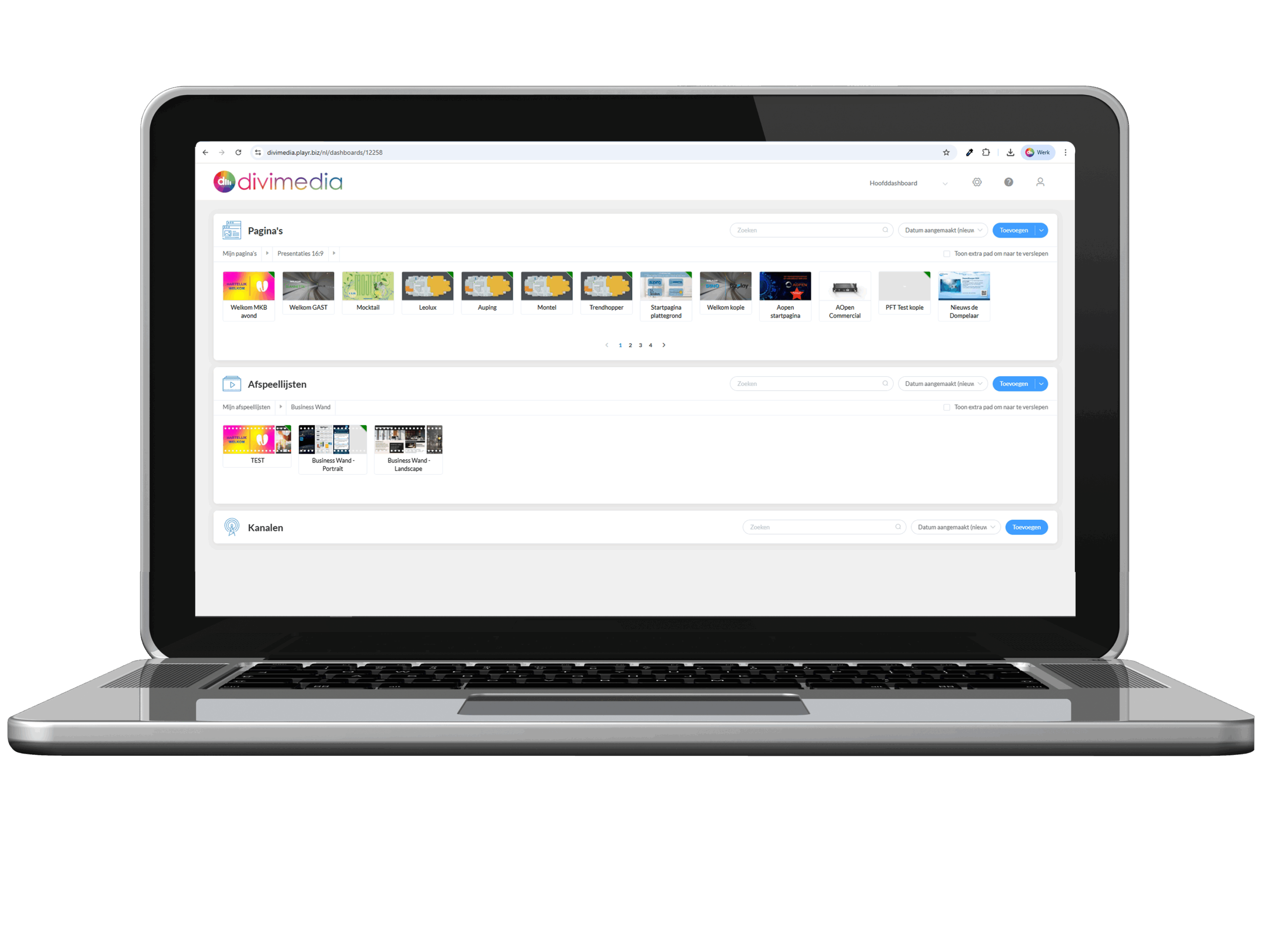 Narrowcasting inzetten kantoor